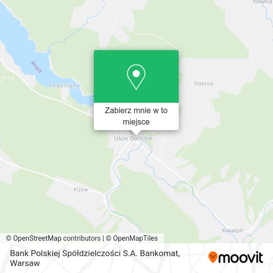 Mapa Bank Polskiej Spółdzielczości S.A. Bankomat