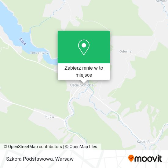 Mapa Szkoła Podstawowa