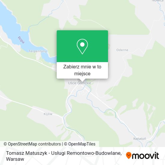 Mapa Tomasz Matuszyk - Usługi Remontowo-Budowlane