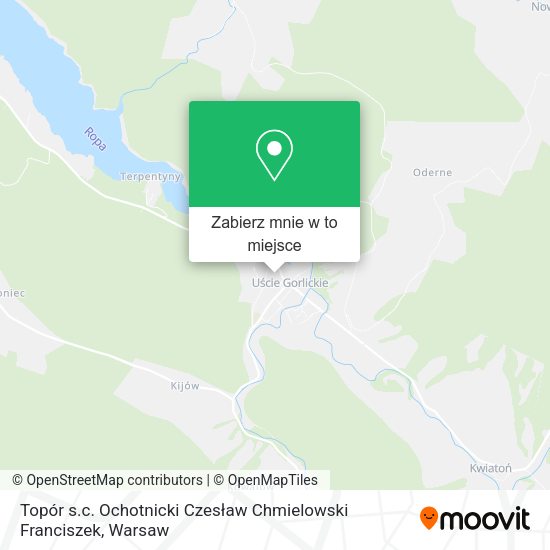 Mapa Topór s.c. Ochotnicki Czesław Chmielowski Franciszek