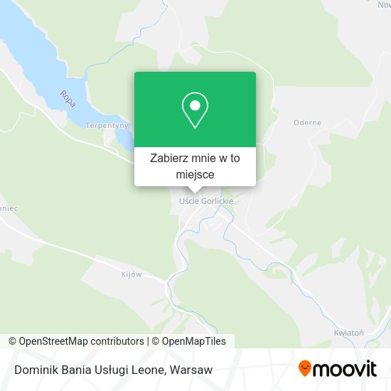 Mapa Dominik Bania Usługi Leone