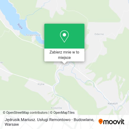 Mapa Jędrusik Mariusz. Usługi Remontowo - Budowlane