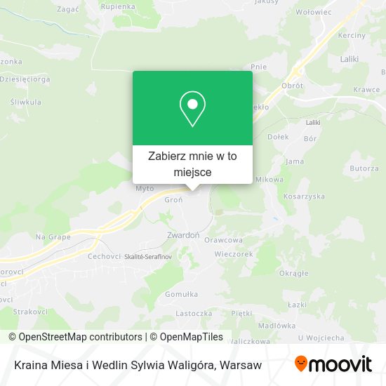 Mapa Kraina Miesa i Wedlin Sylwia Waligóra