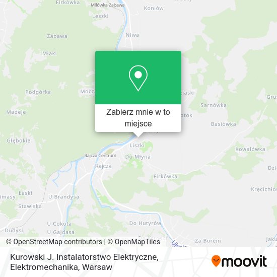 Mapa Kurowski J. Instalatorstwo Elektryczne, Elektromechanika