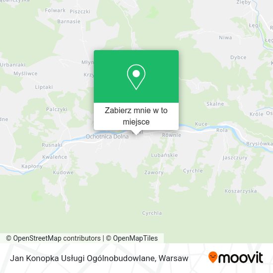 Mapa Jan Konopka Usługi Ogólnobudowlane