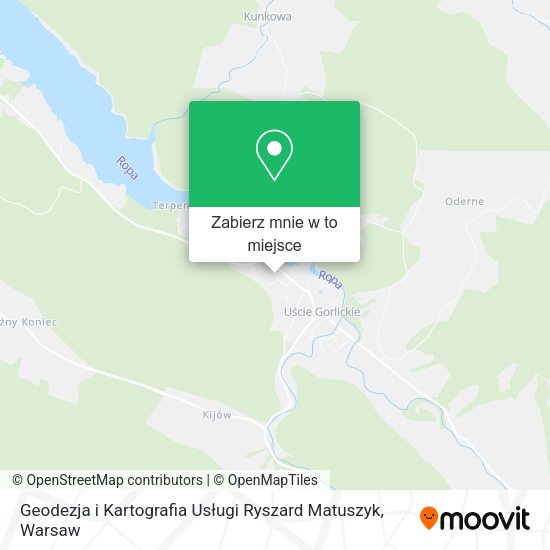 Mapa Geodezja i Kartografia Usługi Ryszard Matuszyk