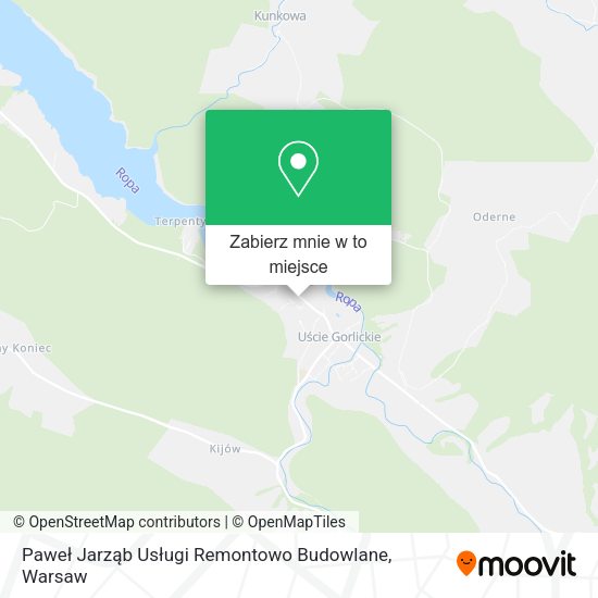 Mapa Paweł Jarząb Usługi Remontowo Budowlane