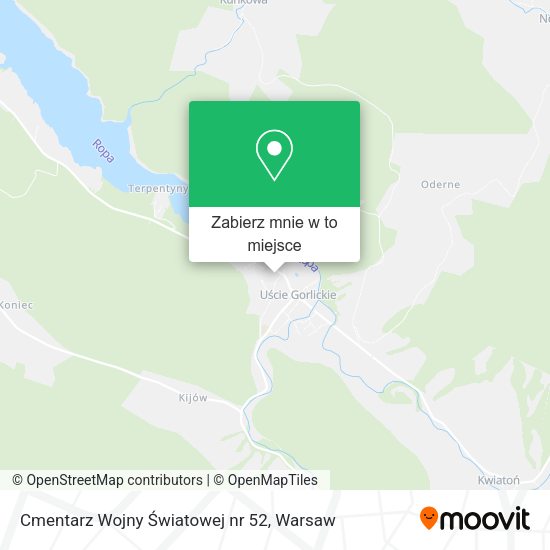 Mapa Cmentarz Wojny Światowej nr 52