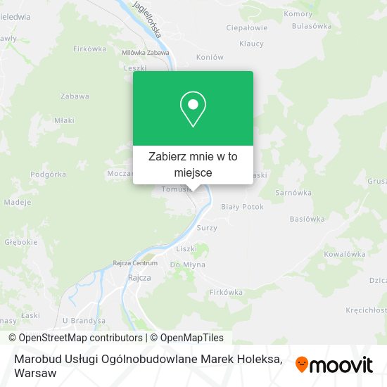 Mapa Marobud Usługi Ogólnobudowlane Marek Holeksa