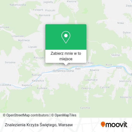 Mapa Znalezienia Krzyża Świętego