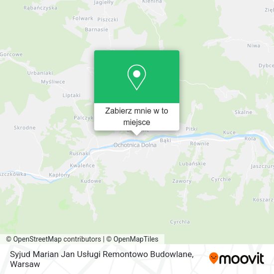 Mapa Syjud Marian Jan Usługi Remontowo Budowlane