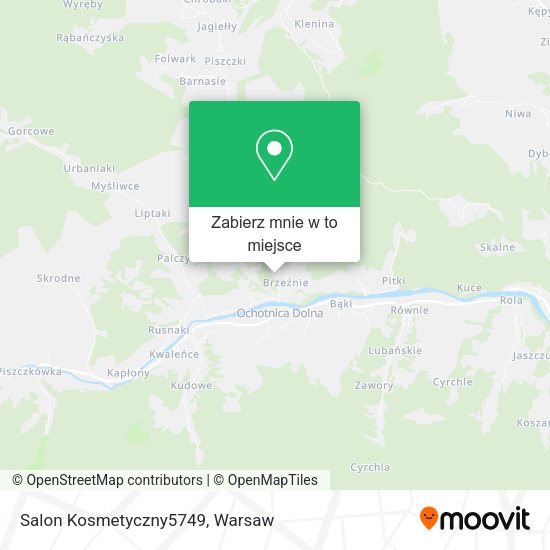 Mapa Salon Kosmetyczny5749