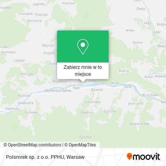 Mapa Polsmrek sp. z o.o. PPHU