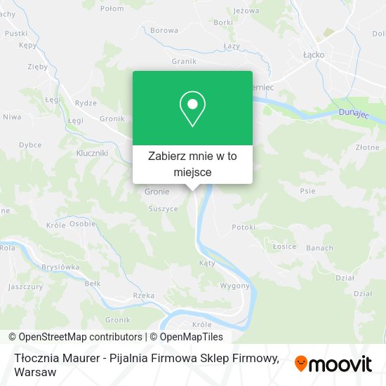 Mapa Tłocznia Maurer - Pijalnia Firmowa Sklep Firmowy