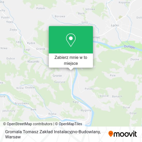 Mapa Gromala Tomasz Zakład Instalacyjno-Budowlany