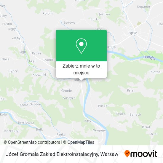 Mapa Józef Gromala Zakład Elektroinstalacyjny