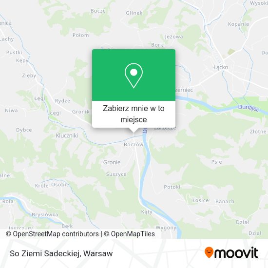 Mapa So Ziemi Sadeckiej