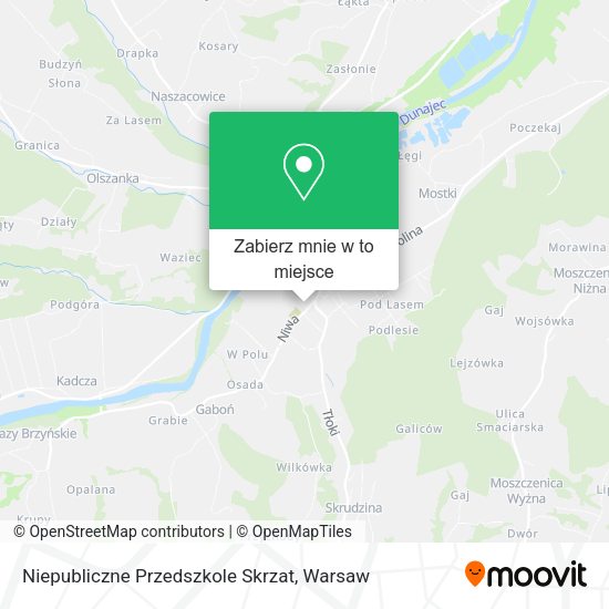 Mapa Niepubliczne Przedszkole Skrzat