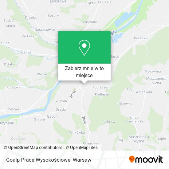 Mapa Goalp Prace Wysokościowe