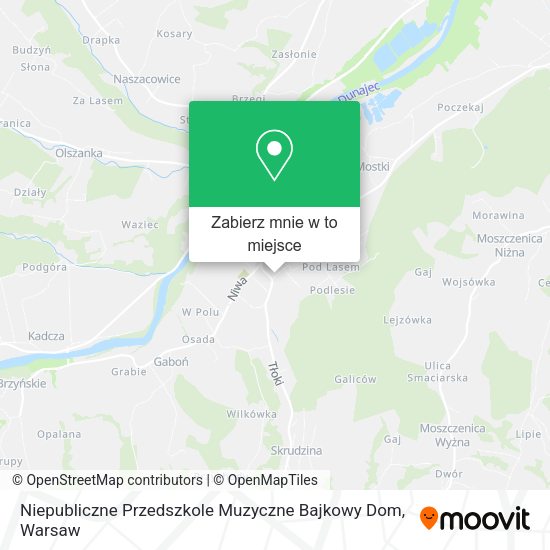 Mapa Niepubliczne Przedszkole Muzyczne Bajkowy Dom