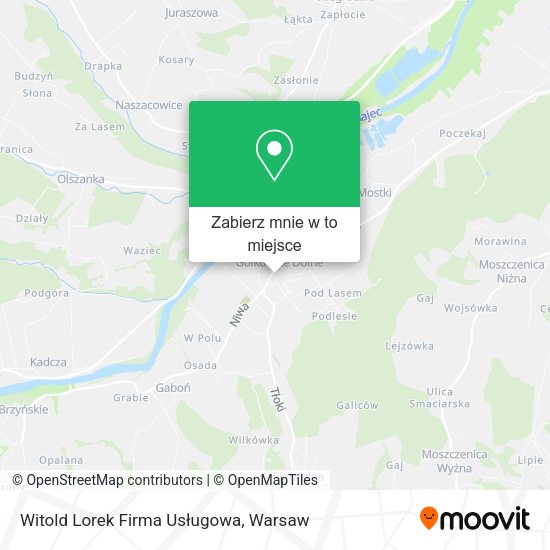 Mapa Witold Lorek Firma Usługowa