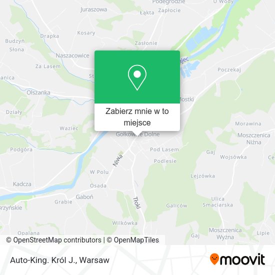 Mapa Auto-King. Król J.