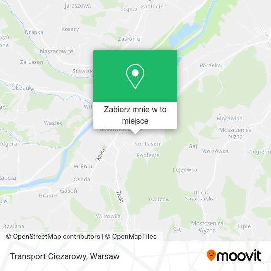 Mapa Transport Ciezarowy