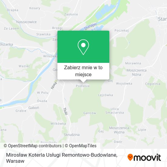 Mapa Mirosław Koterla Usługi Remontowo-Budowlane