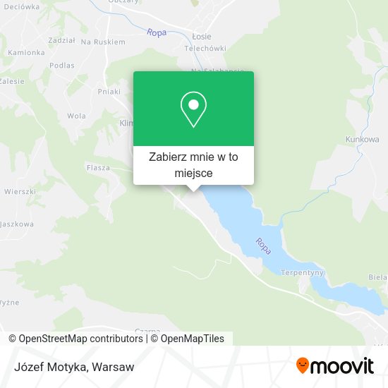 Mapa Józef Motyka