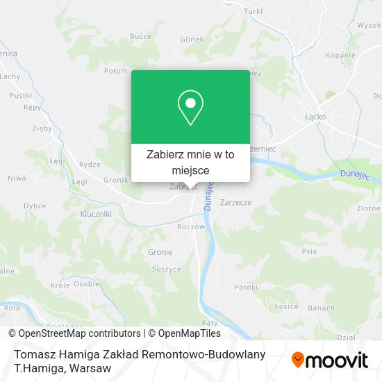 Mapa Tomasz Hamiga Zakład Remontowo-Budowlany T.Hamiga