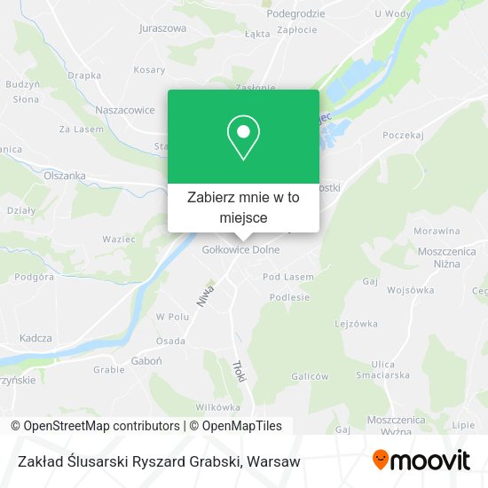 Mapa Zakład Ślusarski Ryszard Grabski