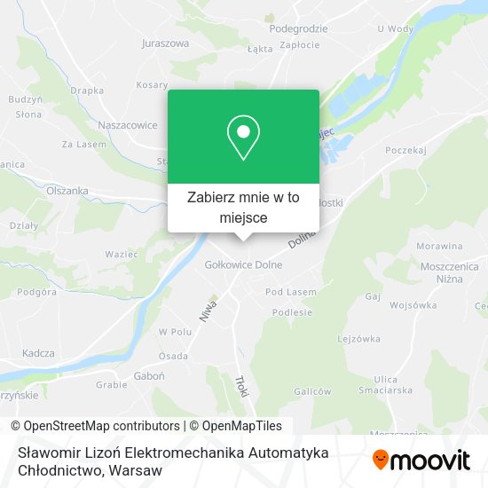 Mapa Sławomir Lizoń Elektromechanika Automatyka Chłodnictwo