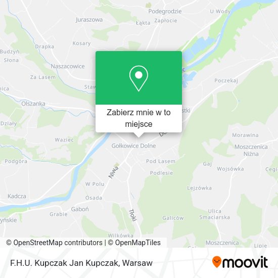 Mapa F.H.U. Kupczak Jan Kupczak