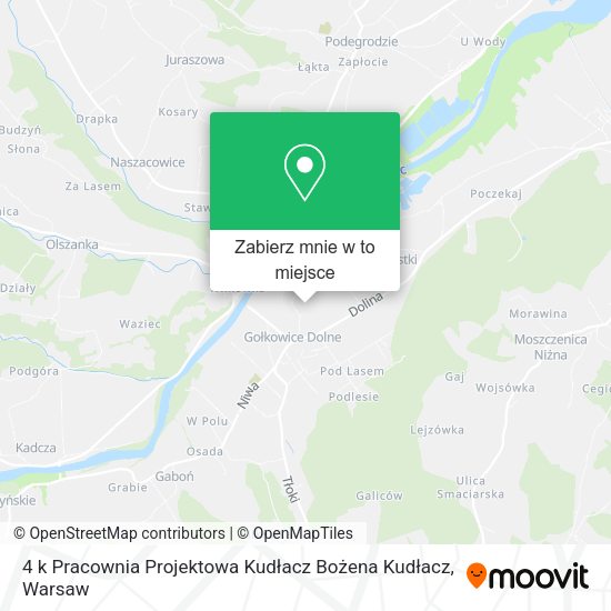 Mapa 4 k Pracownia Projektowa Kudłacz Bożena Kudłacz