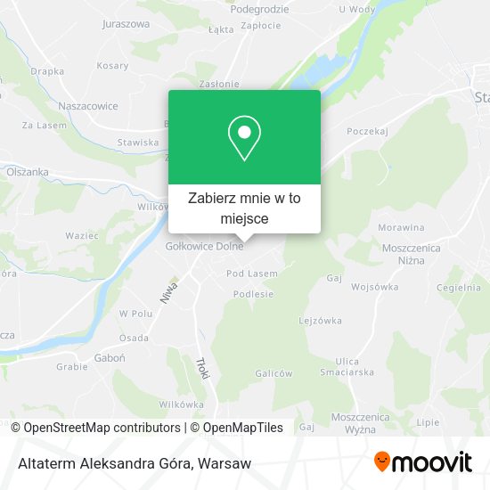 Mapa Altaterm Aleksandra Góra