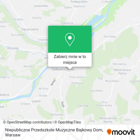 Mapa Niepubliczne Przedszkole Muzyczne Bajkowy Dom