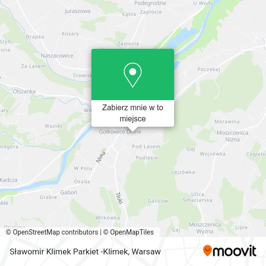 Mapa Sławomir Klimek Parkiet -Klimek