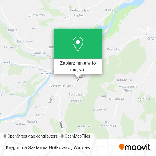 Mapa Kręgielnia Szklarnia Gołkowice