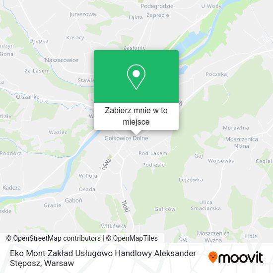 Mapa Eko Mont Zakład Usługowo Handlowy Aleksander Stęposz