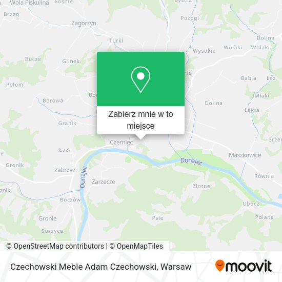 Mapa Czechowski Meble Adam Czechowski