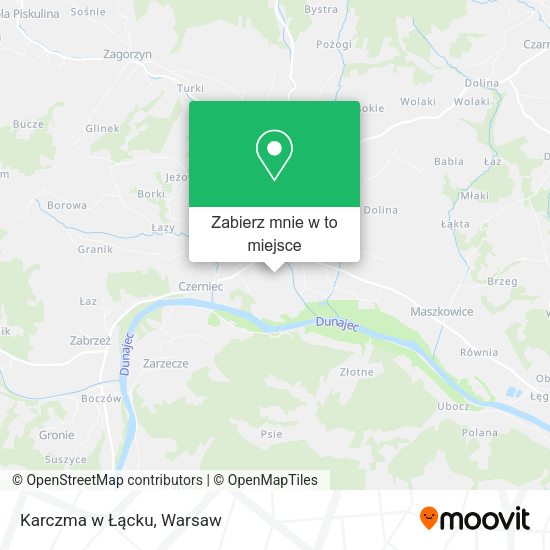 Mapa Karczma w Łącku