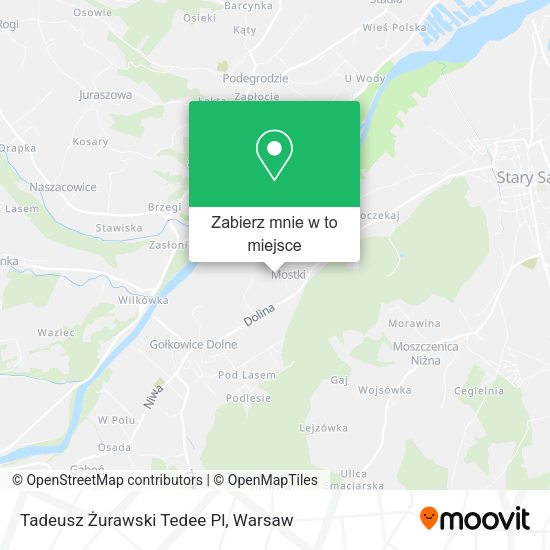 Mapa Tadeusz Żurawski Tedee Pl