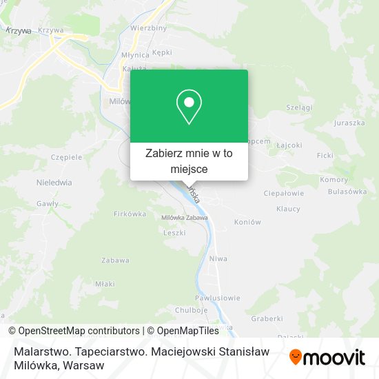 Mapa Malarstwo. Tapeciarstwo. Maciejowski Stanisław Milówka