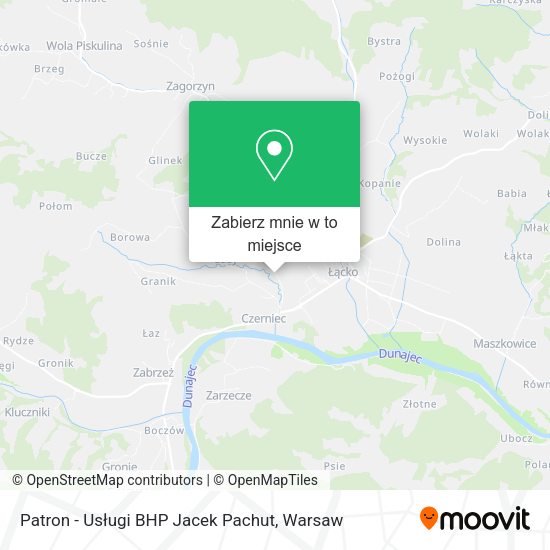 Mapa Patron - Usługi BHP Jacek Pachut