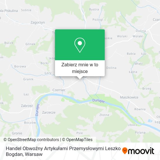 Mapa Handel Obwoźny Artykułami Przemysłowymi Leszko Bogdan