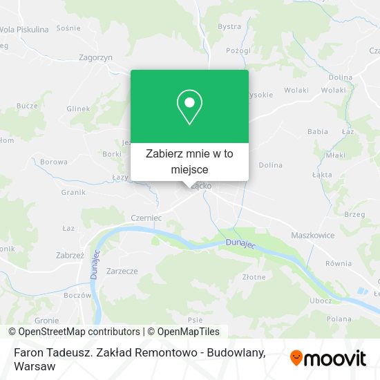 Mapa Faron Tadeusz. Zakład Remontowo - Budowlany