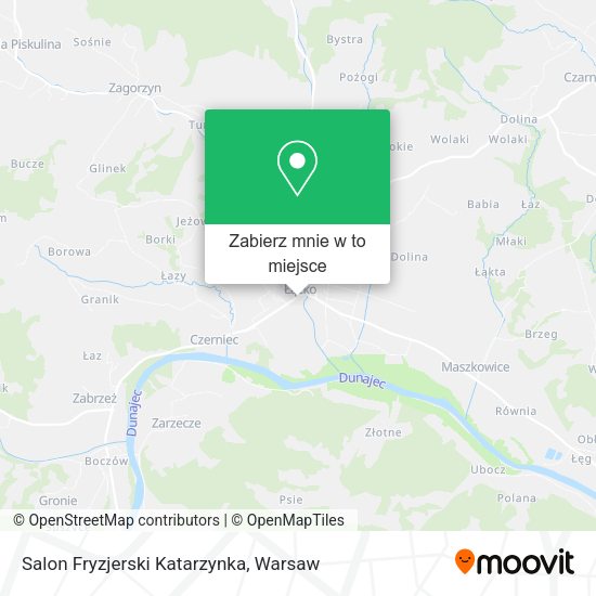 Mapa Salon Fryzjerski Katarzynka