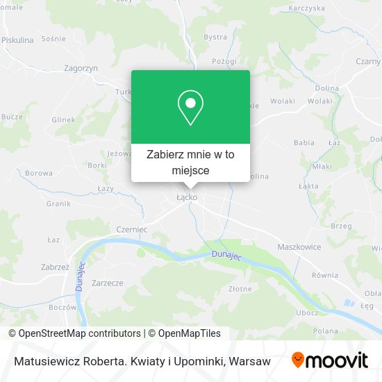 Mapa Matusiewicz Roberta. Kwiaty i Upominki