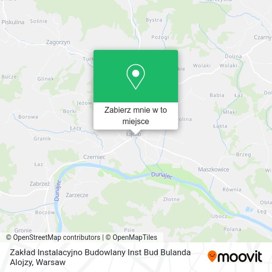 Mapa Zakład Instalacyjno Budowlany Inst Bud Bulanda Alojzy