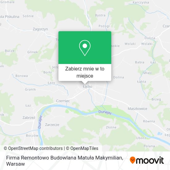 Mapa Firma Remontowo Budowlana Matuła Makymilian